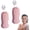 Pink*2, variant on Magic Exfoliating Bath Sponge, Magic Exfoliating Body Scrubber, 3D Super Soft Magic Exfoliating Brush, Remover Dead Skin for Body and Face (Gray*2)