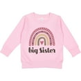 thumbnail image 2 of Inktastic Big Sister Announcement Rainbow Toddler Sweatshirt, 2 of 4