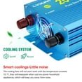 thumbnail image 5 of EFFORTWAY 2000W Power Inverter DC 12V to AC 110V Pure Sine Wave Car Inverter 3AC Outlets LCD Display for Vehicles, Outdoor Travel, 5 of 10