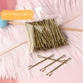 thumbnail image 4 of Bobby Pins 150 pcs, 5.5cm blonde Long Hair Grips with Transparent Storage Box, thicker and stronger pins for all hair types, hair pins for hair styling and make-up (BLONDE), 4 of 5