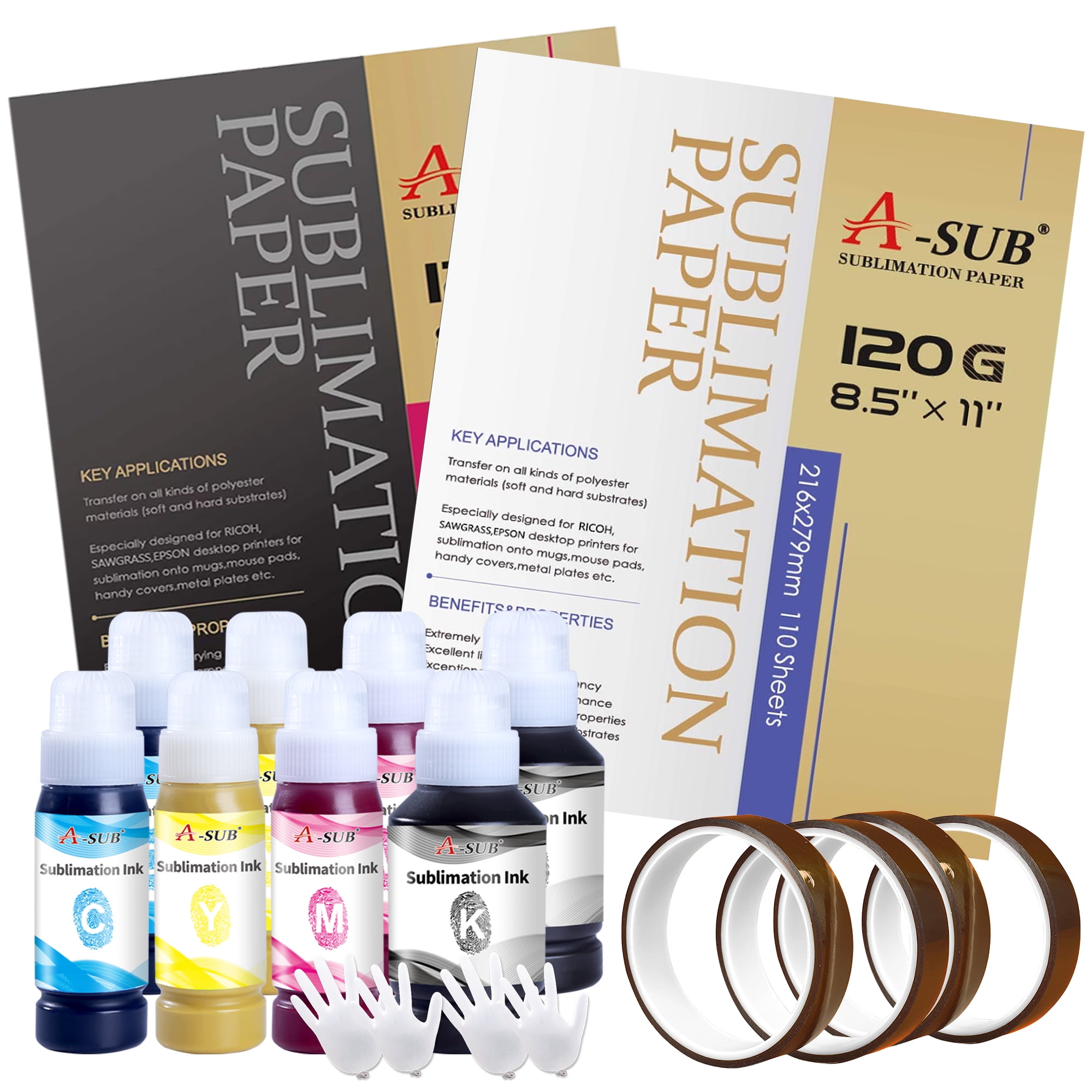 Sublimation Starter Kit Epson A4 Printer ET1810 + Tumbler Heat