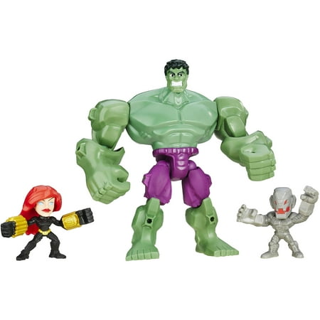 Marvel Super Hero Mashers Hulk Smash Force Figure Set