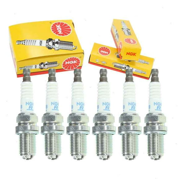 6 pc NGK Standard Spark Plugs compatible with Audi A4 Quattro 2.8L V6 1998-2001
