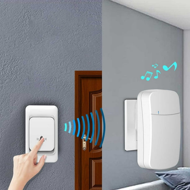 Timbre inalámbrico para el hogar, control remoto electrónico, timbre digital Dingdong para niños y ancianos, buscapersonas inalámbrico.