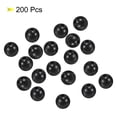 thumbnail image 3 of Uxcell 6mm Round Soft Plastic Fishing Beads Tackle Tool Black 200 Pieces, 3 of 5