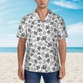 thumbnail image 4 of Haiem Snake Printed Hawaiian Shirt for Men - Men’s Casual Beach Summer Shirts - Stretch Fabric with Modern Fit-Medium, 4 of 9