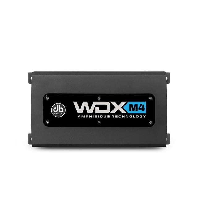Amplificador Marino 4 Canales DB Drive WDX M4 1500 Watts Clase D 2 Ohms DB Drive WDX M4