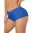 thumbnail image 4 of NOMADIC NOOK Women's Boyshorts Underwear Unlined Invisible Mid Waist Stretch Solid Panties 2 Packs, 4 of 4