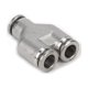 thumbnail image 1 of 1 pieza PU PV PE PY PY 304 Acoplamiento rápido neumático de metal de acero inoxidable 4 6 8 10 12 14 16mm Acoplamiento rápido de tubería de aire de alta presión, 1 of 8