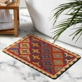 thumbnail image 2 of Experience Bathroom Luxury: Boho Bath Mat, Non-Slip, Soft, Absorbent, 20x32in - Machine Washable Floor Rug for Your Stylish Shower, 2 of 5