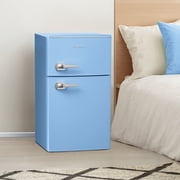 Avanti Retro Series Compact Refrigerator and Freezer, 3.1 cu. ft., in Robin Egg Blue (RMRT30X6BL-IS)