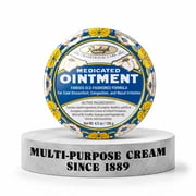 Rawleigh Medicated Ointment for Cold, Flu, & Nasal Irritation, 1 Big Tin of 4.5 oz