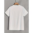 thumbnail image 2 of Cristo está en mi ADN, 1 pieza, camiseta 100% algodón, estampado de diseño de nicho, material transpirable de alta calidad, absorción del sudor, agradable para la piel, camiseta de hombre para uso dia, 2 of 8