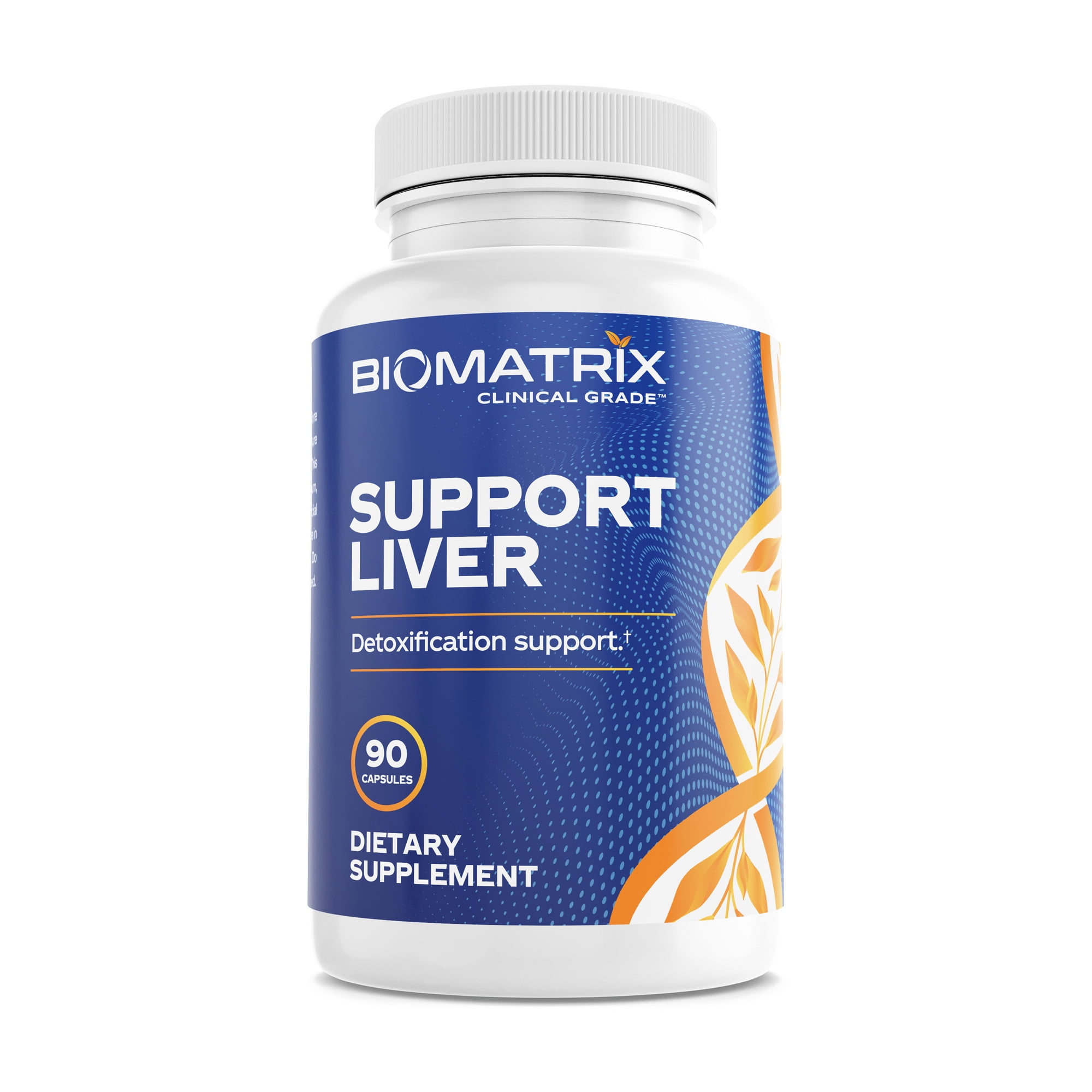 BioMatrix Support Liver (90 Capsules) - Liver Cleanse and Detoxification Supplement with Methionine, Taurine, Glutathione, Lemon Bioflavonoid Complex, Supports Energy Production