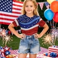thumbnail image 6 of CCRFTGI 250 Anniversary Usa Flag Shirts for Kids Boys Girls Size 7 Patriotic Cute Tops 4th Of July American Flag Stars Striped Tshirt Red White and Blue Summer Tops 1776 T-Shirts Red 7-8 Years, 6 of 6