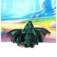 thumbnail image 4 of Articulated Bat, 3D Printed Bat, Cinderbat for Halloween Decor, Green Spooky Poseable Trick or Treat Bats., 4 of 9