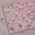 thumbnail image 3 of Abbracc 100 Chocolate Cookies Favor Candy Cello Bags Frosted Floral Pattern Pouch, 3 of 9