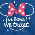 thumbnail image 3 of Disney - Minnie Mouse - In Bows We Trust - Men's Long Sleeve T-Shirt, 3 of 5