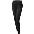 thumbnail image 1 of FashionOutfit Women's Basic Solid Full Length Yoga Pants, 1 of 3