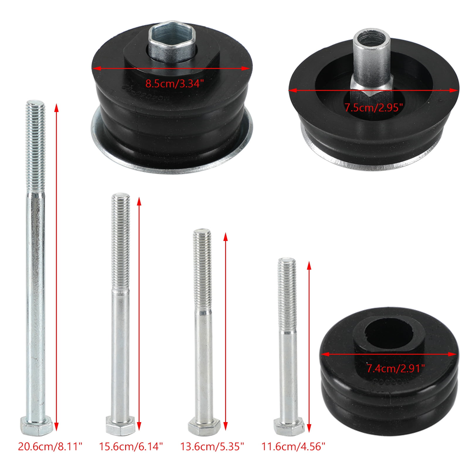 Motor Genic Body Cab Mount Bushing Kit KF04060BK Fit Ford F250 F350