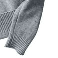 thumbnail image 6 of RYRJJ Mens Crewneck Sweater Loose Lightweight Long Sleeve Knitted Pullover Shirts Soft Casual Basic Sweaters(Gray,XXL), 6 of 6