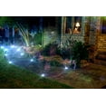 thumbnail image 2 of Bell+Howell Disk Lights Gunmetal Heavy Duty Outdoor Solar Pathway Lights 4 LED, 4 Pack, 2 of 6