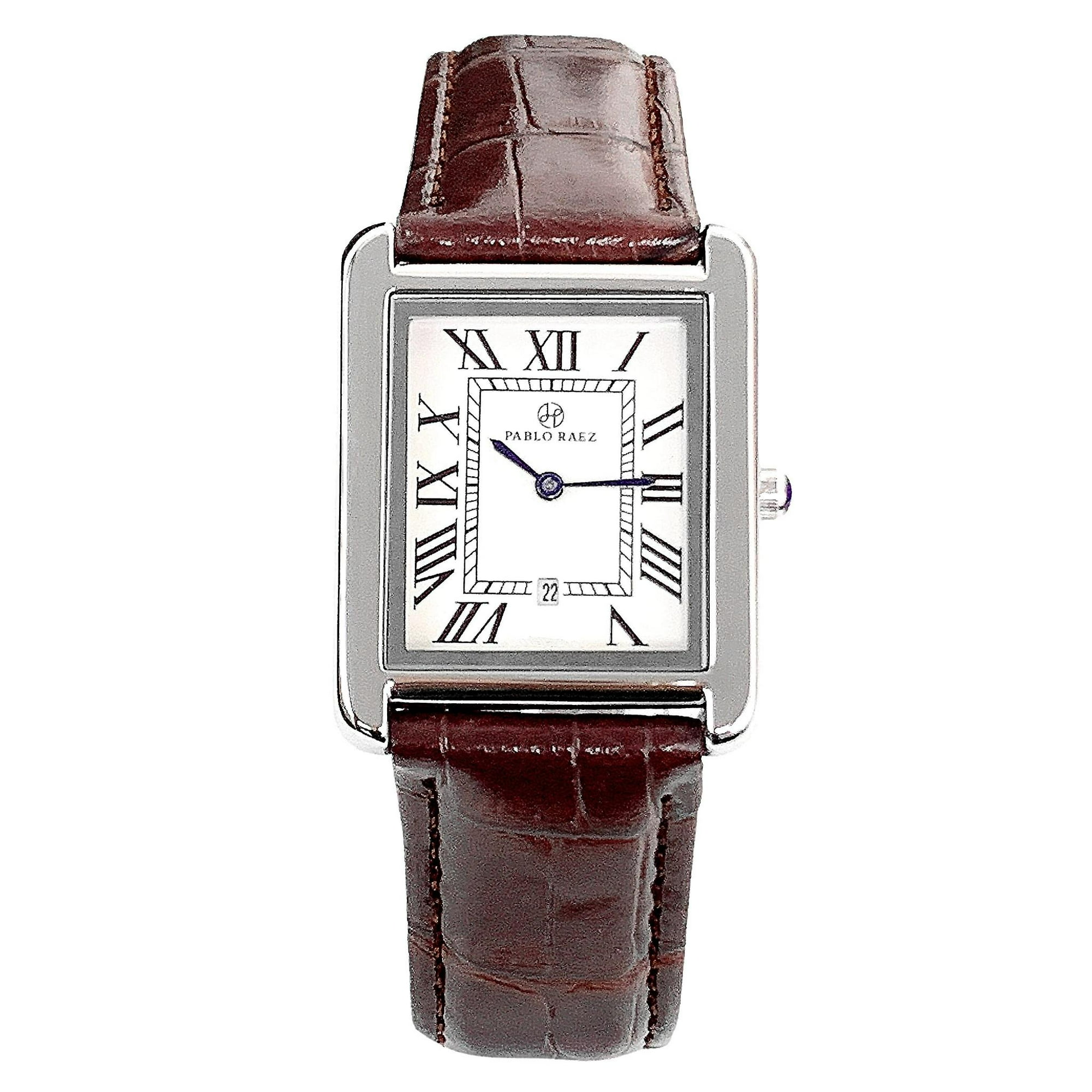 Pablo Raez Brand New Top Quartz Men Luxury Leather Sport Women Wristwatch Casual Unisex Lovers Watch Couple Date Clock Walmart