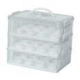 thumbnail image 2 of TISHITA 2 Tier Cupcake Carrier Cupcake Holder with Handle,Portable,Dessert Holder Box Cupcake Container for Muffin Pies Pastry Cookie White, 2 of 8