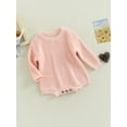 thumbnail image 3 of Bagilaanoe Newborn Baby Girl Boy Knit Rompers Sweater Long Sleeve Bodysuit 3M 6M 9M 12M 24M Infant Fall Winter One Piece Jumpsuit, 3 of 8