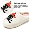 thumbnail image 4 of BERANMEY Halloween Slippers for Women Perfect Soft Plush Comfy Warm Slip-On Cute Womens Slippers Indoor Fluffy House Slippers for Women and Men Non-slip Fuzzy Flat Slides, 4 of 9