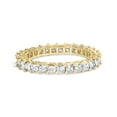 thumbnail image 2 of Haus of Brilliance 14K Yellow Gold 2.00 Cttw Womens Shared Prong Set Princess Cut Diamond Eternity Band Ring (J-K Color, SI1-SI2 Clarity) - Ring Size 9, 2 of 7