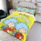 thumbnail image 3 of Dr. Seuss Conjunto de sábanas temático, trío de piezas, cómodo y amigable con la piel, diseño único, regalo de decoración para el hogar para familiares, amigos y fans,173cm *218cm, 3 of 6