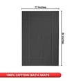 thumbnail image 5 of Ample Decor Cotton Bath Mats 2 Pack 24 x 17 inches 1350 GSM - for Bathroom Floor, Shower - Grey, 5 of 8
