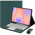 thumbnail image 1 of Funda con teclado táctil para Samsung Galaxy Tab S10 Lite/ S10 FE/ S9 FE de 10,9 pulgadas/Tab S9 de 11 pulgadas, con ratón - Teclado Bluetooth táctil magnéticamente desmontable, 1 of 8