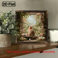 thumbnail image 5 of 2D Flat 1pc 88inch Acrylic Decorative Plate, Cute Easter Bunny Heart Shaped Hanging Ornament Spring Floral Wall Decor for Home Living Room Bedroom Window Decoration Holiday Gift for Kids Family Fr, 5 of 9