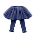 thumbnail image 1 of URMAGIC Little Girls Leggings Pants with Tutu Skirts Kids Culottes Footless Tights 0-5 Years, 1 of 10