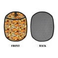 thumbnail image 2 of Naloa Pumpkins And Sunflowers A Silicone Pot Holders, Oven Mitts Heat Resistant Hot Pads, Non Slip Pot Holder for Kitchen Baking and Cooking 9.4 x 7.5 Inches, 2 of 7