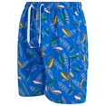 thumbnail image 2 of iBerryNY Mens Swimming Shorts, 3 Pockets Cargo Adult Trunks, Mesh Lining, Color Sharks, Medium, 2 of 4