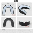 thumbnail image 2 of 2 Pack Sports Mouthguard, Kids & Youth Mouth Guard with Case for Boxing, MMA, Hockey, Soccer, Basketball, Size S, 2 of 7