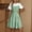 Green, variant on SEMPAI Womens 2 in 1 Summer Dress Casual Short Sleeve Crewneck Knee Length Dresses Holiday Vacation Casual Sundress