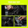 thumbnail image 3 of BESTYASH Llavero De Mancuernas Negro Compacto Para Gimnasio Portátil Y Funcional Para Entrenamiento, 3 of 8