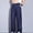 Blue, variant on Umfun Men Vintage Denim Cargo Pants Wide Leg Baggy Full Length Retro Street Trousers with Belt Waist for Fashion Street and Casual Daily Matching