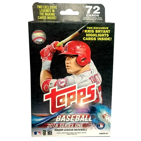 1980 Topps Baseball Card - 2018 Topps MLB Series 1 Baseball Trading Cards- Hanger Box