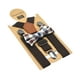 thumbnail image 4 of Conjunto de tirantes y pajarita para niños. Tirantes elásticos ajustables para pantalones infantiles, ideales para disfraces formales y fiestas de Café oscuro, 4 of 10