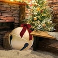 thumbnail image 6 of Inflatable Christmas Bell Decoration With Bow Holiday Lawn Ornament 23.6 Inches, 6 of 7