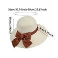 thumbnail image 6 of Womens Beach Sun Straw Hat UV UPF 80+ Travel Foldable Brim Summer UV Hat, 6 of 10
