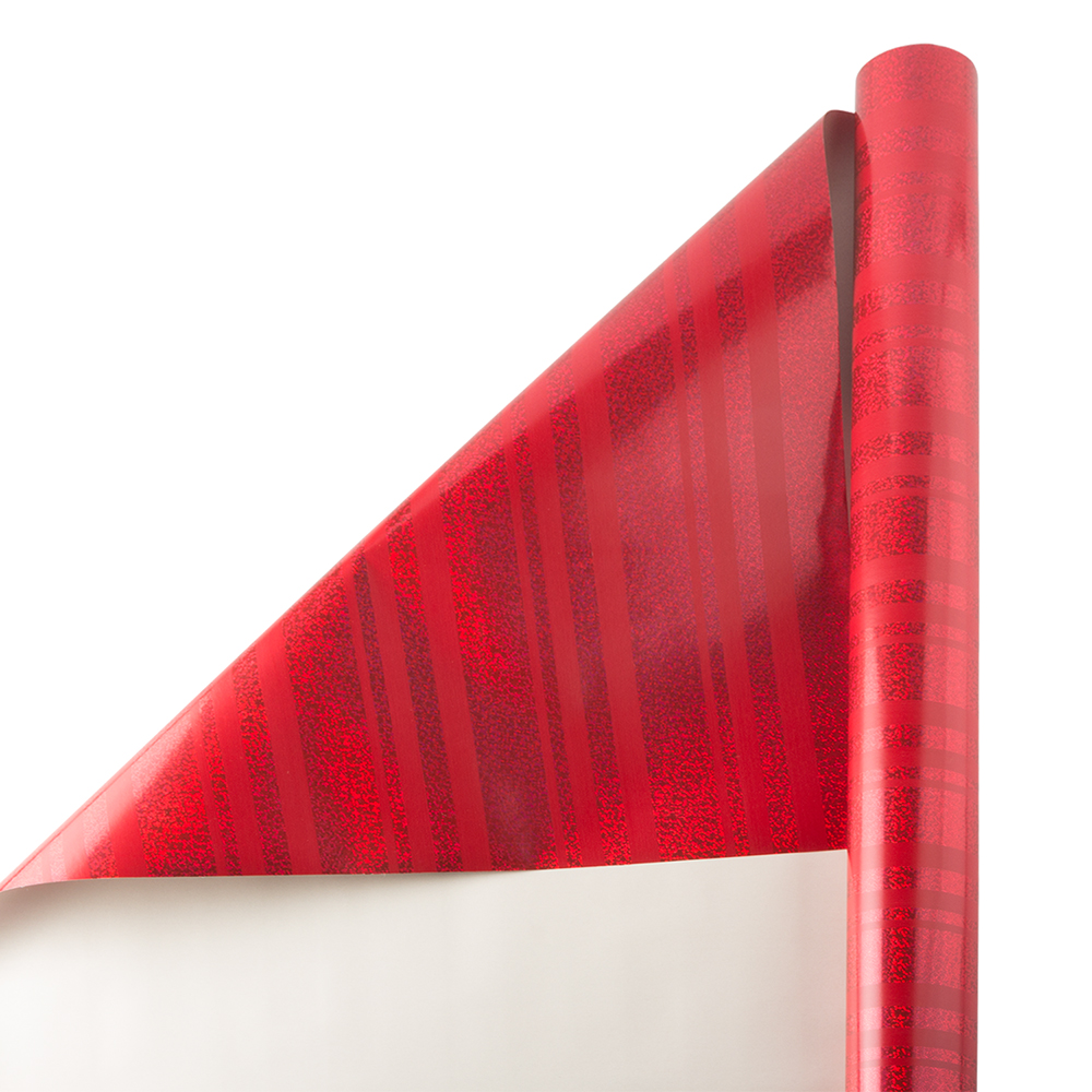 JAM Christmas Wrapping Paper, 40 Sq Ft, 1/Pack, Crimson Christmas Gift