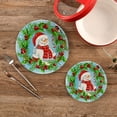 thumbnail image 7 of SKYSONIC 2 pcs Christmas Wreath Snowman Pot Holders Trivets, Heat Resistant Trivets,Xmas Funny Bullfinches Cotton Thread Weave Mats for Hot Pads Pans Pot Bowl Teapot, 7 of 7