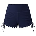 thumbnail image 4 of Likimi Womens Shorts Low Waist Solid Color Slim Fit Sbreathable Comfort Ummer Casual Shorts Bu1 Size S, 4 of 4