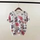 thumbnail image 2 of Camiseta de mujer de diseñador de marca de lujo con estampado de letras y caballos, camiseta de punto de manga corta con cuello redondo para mujer, novedad de verano 2024, 2 of 4